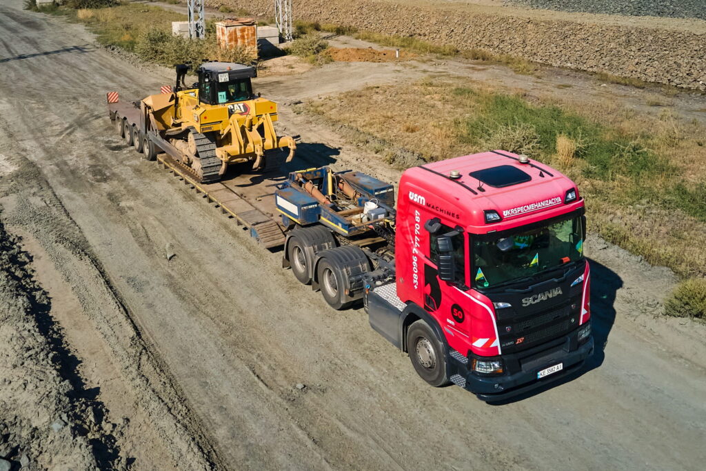 Перевезення негабаритних вантажів, вагою до 70 тонн